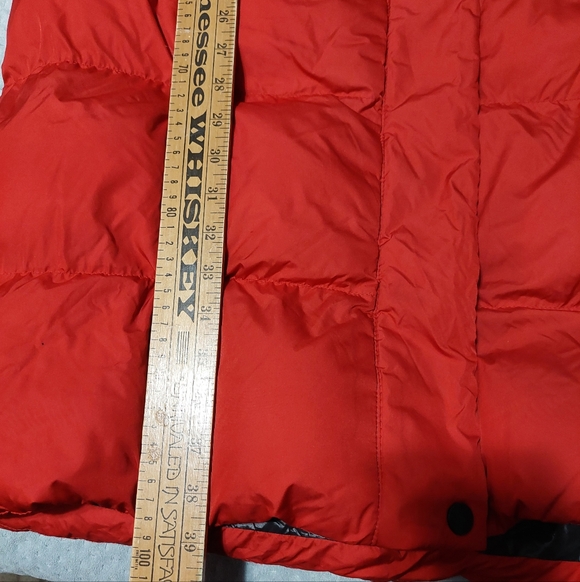MIchael Kors Women's Red Long Puffer Coat - Picture 11 of 14